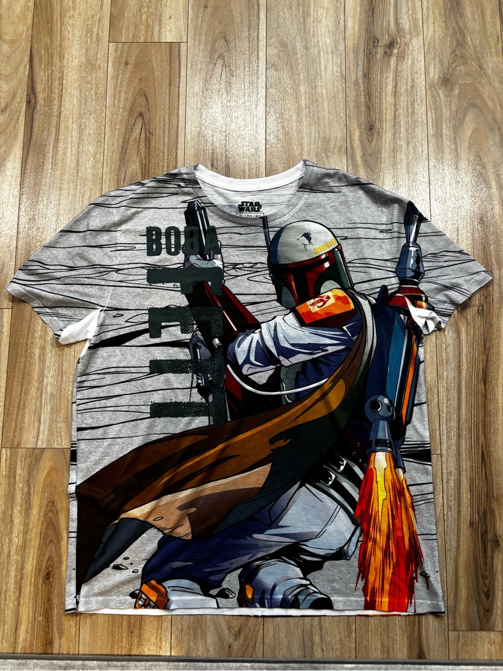 XL Star Wars Boba Fett All Over Print Shirt